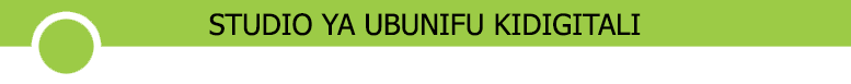 STUDIO YA UBUNIFU KIDIGITALI