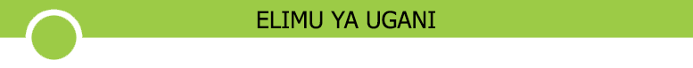 ELIMU YA UGANI